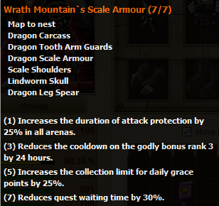 Wrath Mountain's Scale Armour stats