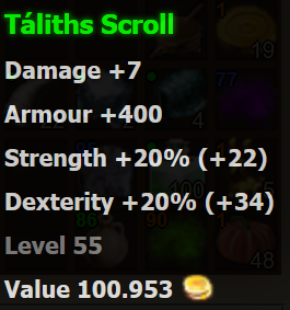 Taliths Scroll