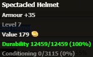 Spectacled Helmet stats