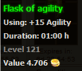 Flask of agility