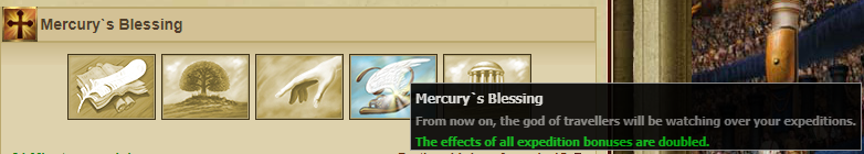 Mercury's Blessing bonus