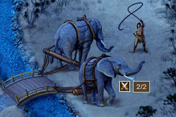 2x Elephants