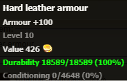Hard leather armour stats