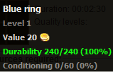 Blue ring stats